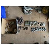 Pins, D-rings, chain hooks, pulleys,