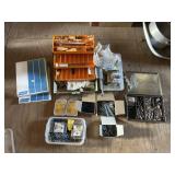 Screws, wood carving, sand paper, hardware