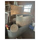 Chicken coop stock tanks,
