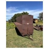Portable self feeder, trailer
