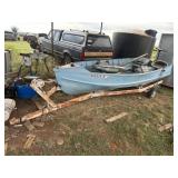 Lone Star 14ft aluminum boat and contents