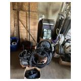 2 Rigid Porta Vacs and broom