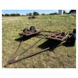 car hauling trailer Bucket, front end loader,