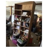Office/ class room supplies, books, books shelf