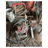 Pressure washer and chainsaw