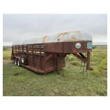 20ft Bull Mobile Gooseneck stock trailer