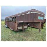Chiefs 22ft gooseneck livestock trailer