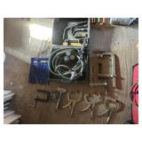 Torch set, clamps, gloves