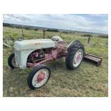 Ford 9n tractor w/ 7ft box blade
