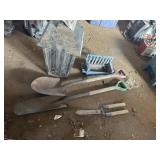 Shovels, sheers, squirrel swing, bug zapper