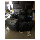 Camera tripods, luggage