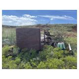 Scrap trailer and metal