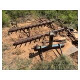 Implement tires, drags, 3 point bale, air tank,