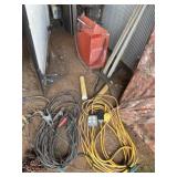20th century 295amp welder, leads, ext. cord