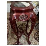 Wood/Stone Plant Stand