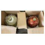 (2) 13" Light Christmas Ornament Balls