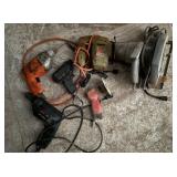 Jigsaw, Circular Saw, Drills, Soldering Gun,