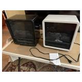 2 Electric Fireplaces