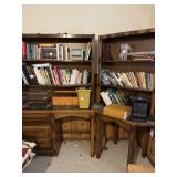 2-Piece Wooden Desk (NO CONTENTS)