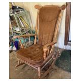 Vintage Wooden Rocking Chair