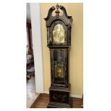 Vintage Ridgeway Black Grandfather Clock