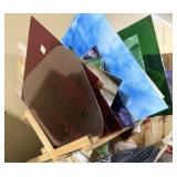 Boxes of Colored Glass, Retail Shelf,