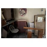 Picture Frames, Chair, Bread Box,