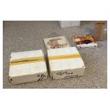2 Boxes of Black Marble Tile, Decorative Tile