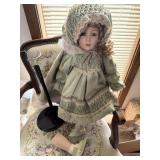 3 Christina Berry Porcelain Dolls