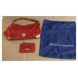 Dooney & Burke Purse w/ Matching Coin Purse