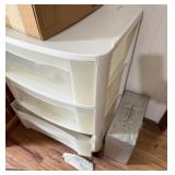 3-Drawer Plastic Storage Chest, Scarves, Socks,