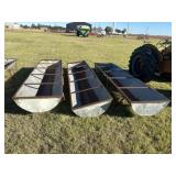 3 - 12ft feed bunks 3 - 12ft feed bunks