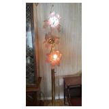 Vintage Hollywood Regency Style Flower Floor Lamp