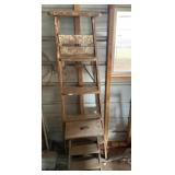 Wooden Ladder, Wooden 2-Step Ladder