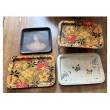 3 Vintage Lap TV Trays, 1 Tray