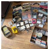 14+/- 33 RPM Records, 8-Tracks, Cassette Tapes,