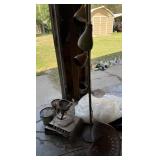 Vintage Tractor Seat, Floor Lamp, Sifter,