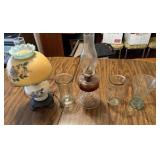 Vintage Oil Lamp, Vintage Hurricane Lamp,