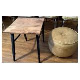 Small Table, Vintage Mid Century Modern Round