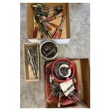 Screw Drivers, Drill Bits, Small Pipe Fittings,