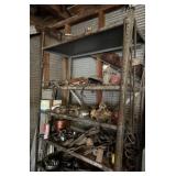 Metal Shop Shelf & Contents