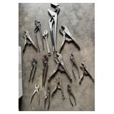Vise Grips, Slip Joint Pliers, Channel Lock Pliers