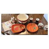 Misc. Holiday Dishes, Napkins