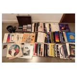 33 RPM Records, Cassettes, 1 Headphone
