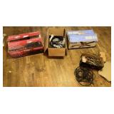 Misc. Cords, Ceiling Fan (Needs Motor), DVD