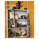 Small Wall Cabinet & Contents