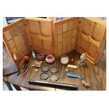 2 Memory Boxes, Candles, Bookends, Vintage