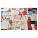 Large Lot of Vintage Music Books/Sheet Music