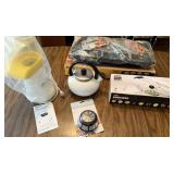 Presto Griddle, Mandoline Slicer, Tea Kettle,