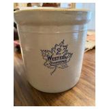 2 Gallon Western Stoneware Crock